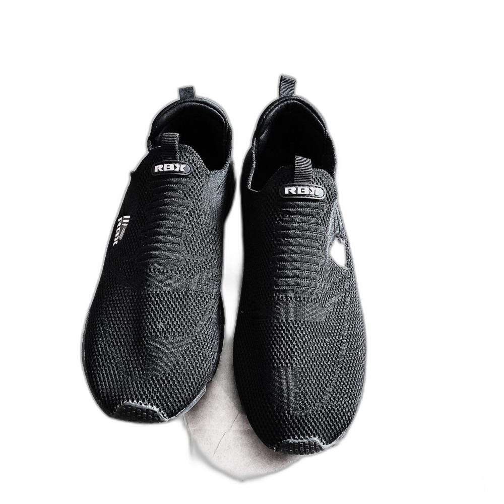 RBX Women's Size 9 Black Knit Running Training Walking Shoe Breathable Slip-on